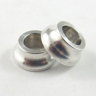 5/16" x 1/4" Tapered Spacers - Aluminium - 4 Pack