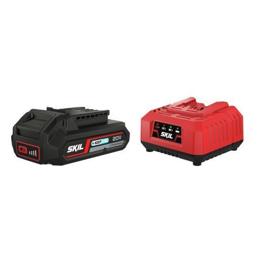 Skil Batteria 20V Max da 2,5 Ah KEEPCOOL al litio e caricatore 3110AA