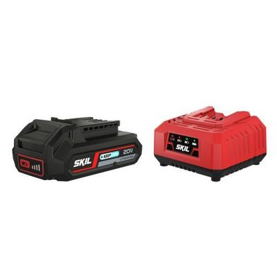 Skil Batteria 20V Max da 2,5 Ah KEEPCOOL al litio e caricatore 3110AA