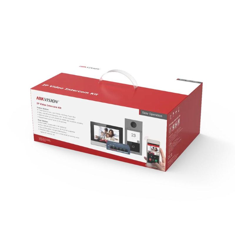 HIKVISION DS-KIS604-S.VideoIntercom Kit IP DS-KV8113+DS-KH6320+POE switch