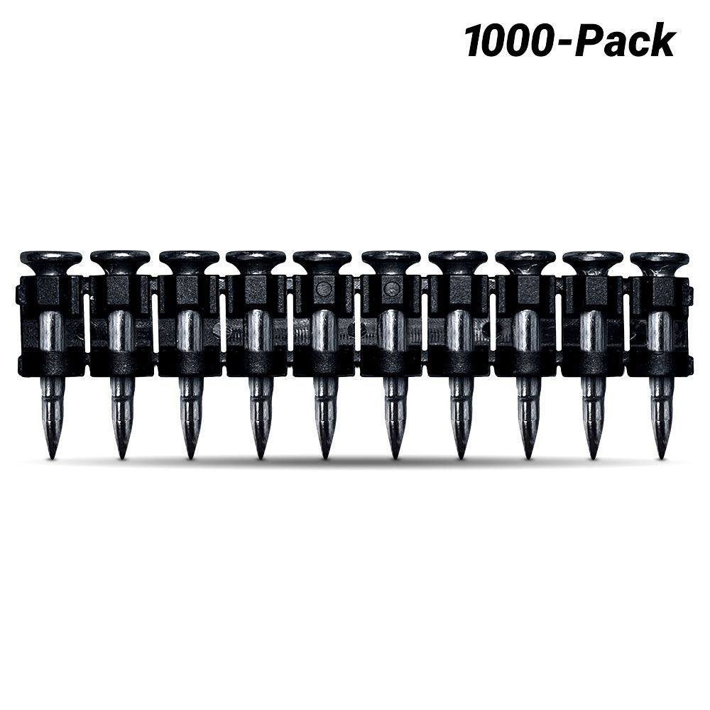 HiKOKI  Confezione da 1000 chiodi per cemento e acciaio da 3,0 mm x 22 mm adatti a NC1840DA