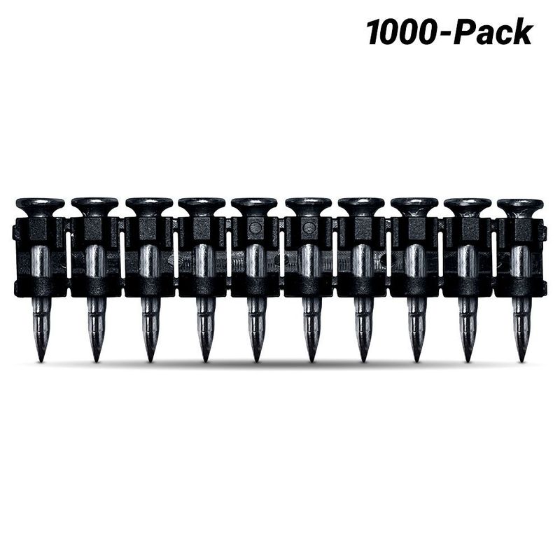 HiKOKI  Confezione da 1000 chiodi per cemento e acciaio da 3,0 mm x 22 mm adatti a NC1840DA