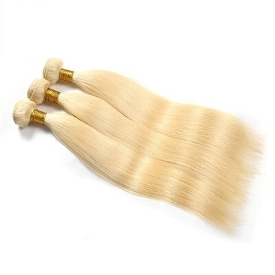 100g Brazilian Virgin Human Hair Blonde Straight