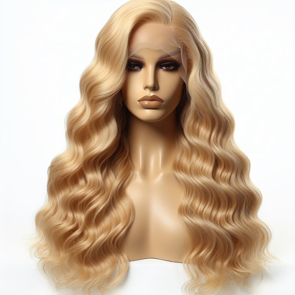 100g Brazilian virgin human hair blonde Deep Wave