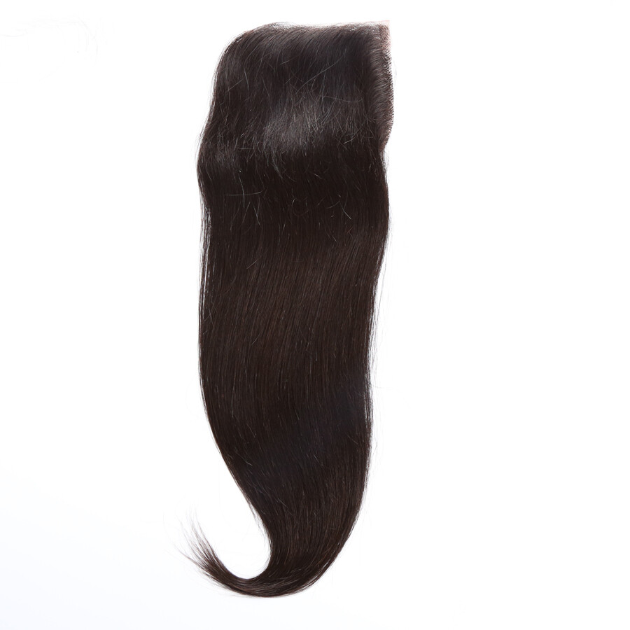 Brazilian Virgin Human Hair 8A Straight Free part Closure