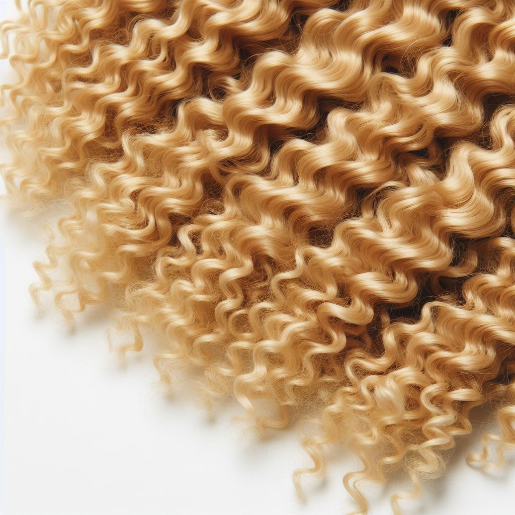 30inch Curly #613 Blonde frontal Wig 100% Human Hair