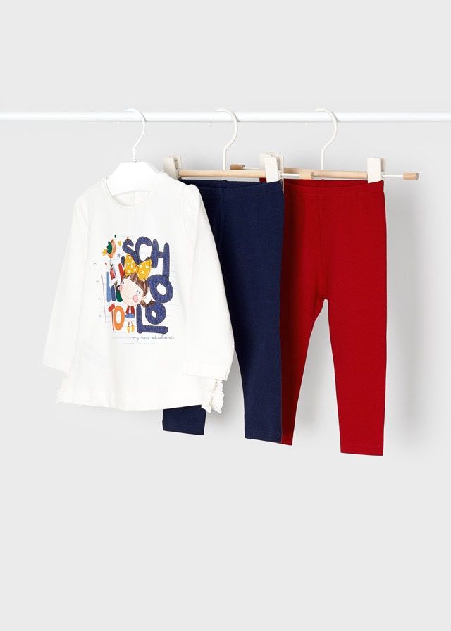 THREE PIECE LEGGINGS SET BABY GIRL