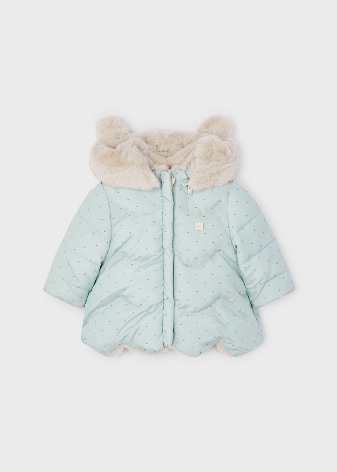 REVERSIBLE FAUX FUR COAT