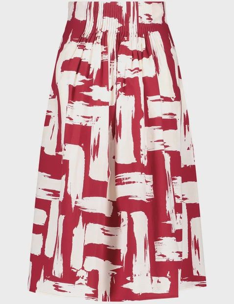 Graphic Print Skirt