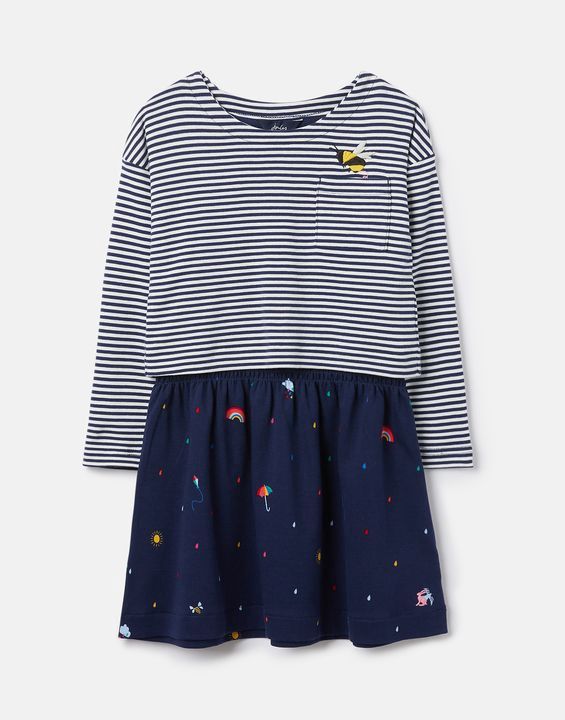 Rose Mock Layer Dress