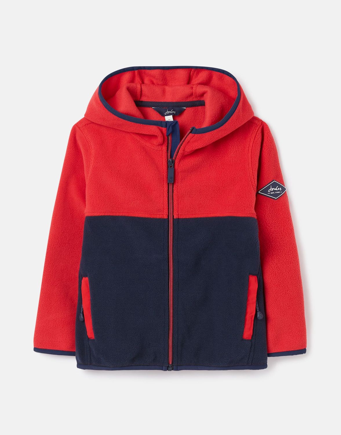 ELMER HOODED ZIP THROUGH FLEECE