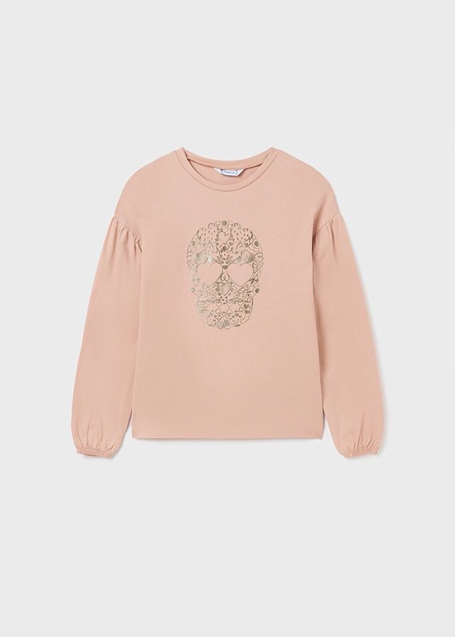 ECOFRIENDS LONG SLEEVE SKULL TOP