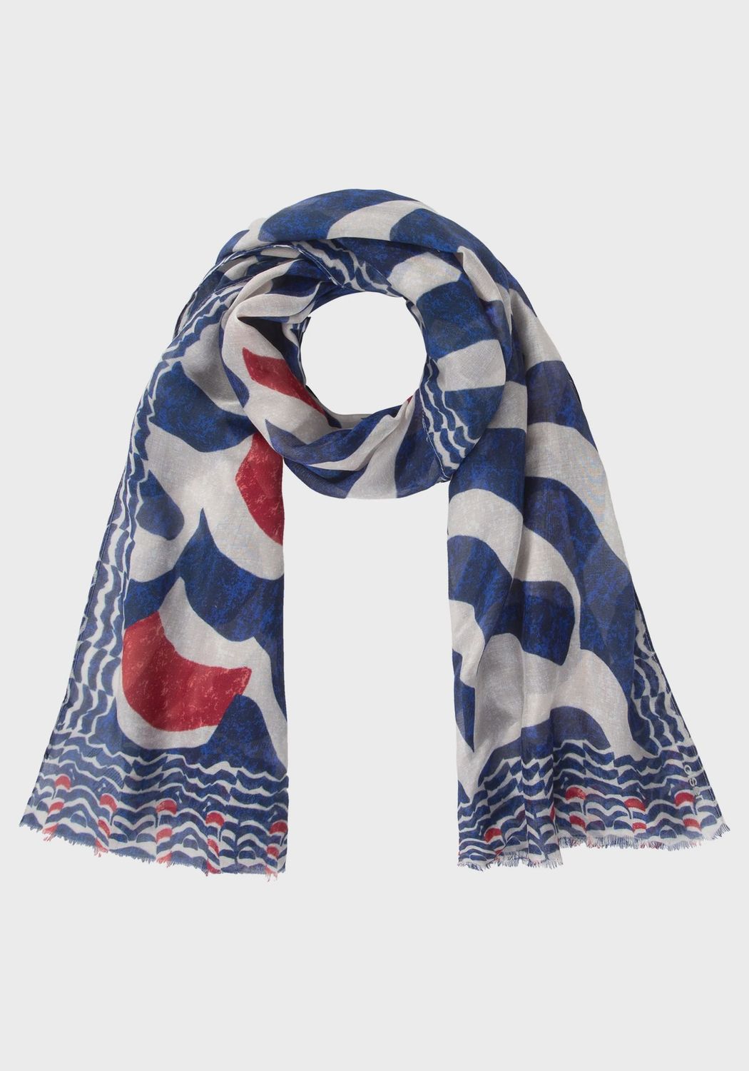 PARIS PREP ABSTRACT PRINT SCARF
