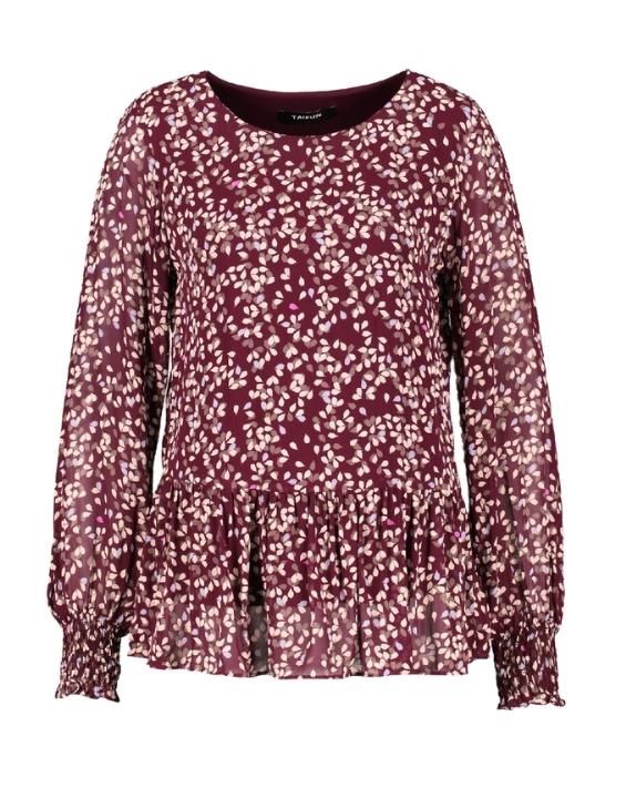 THE NEW PREPPY PATTERNED BLOUSE