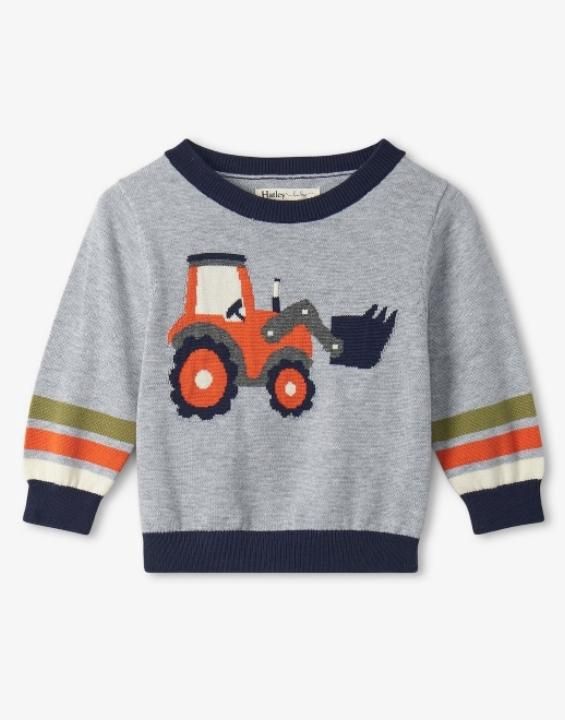 TRACTOR BABY SWEATER