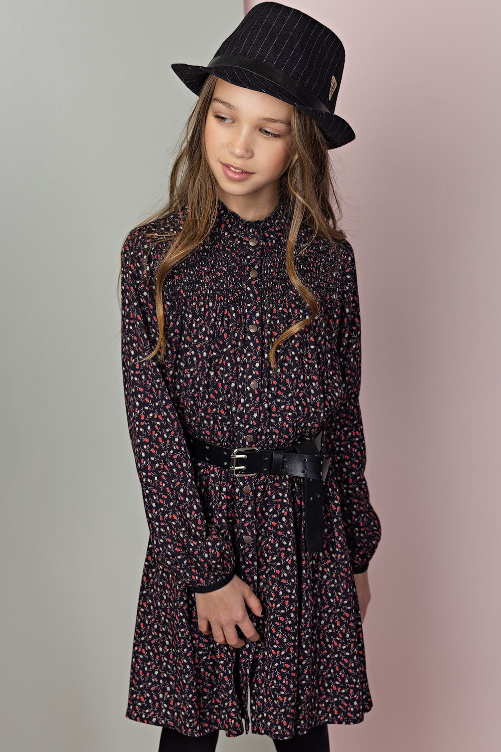 MILAU TULIPS DRESS &amp; BELT