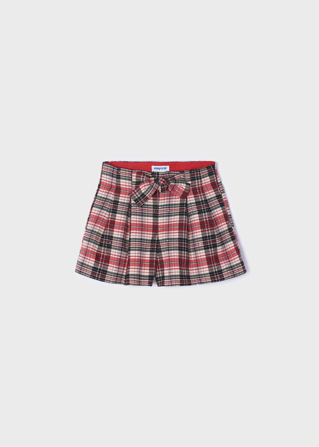 MAYORAL GIRLS PLAID SHORTS