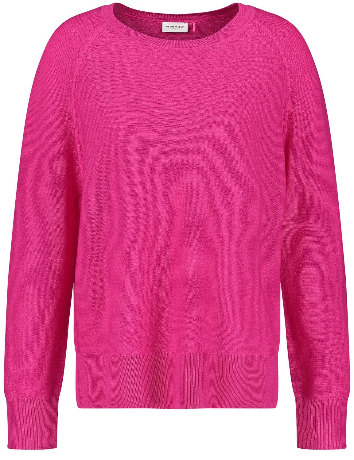 MOOD BOOSTER FINE RIB NECK JUMPER