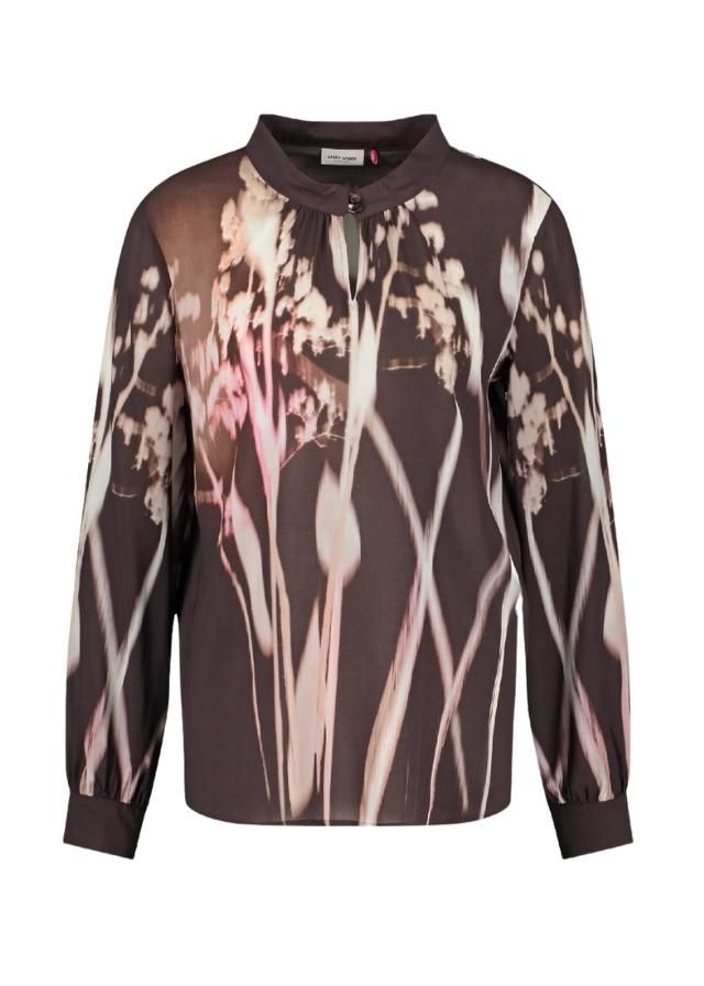GW COLLECTION PEEP HOLE BLOUSE