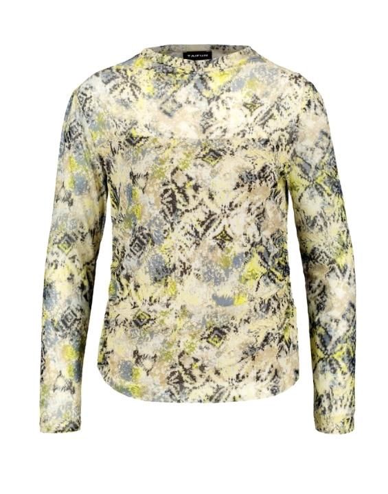 SENSUAL CLASSICS PATTERNED LONG SLEEVE TOP