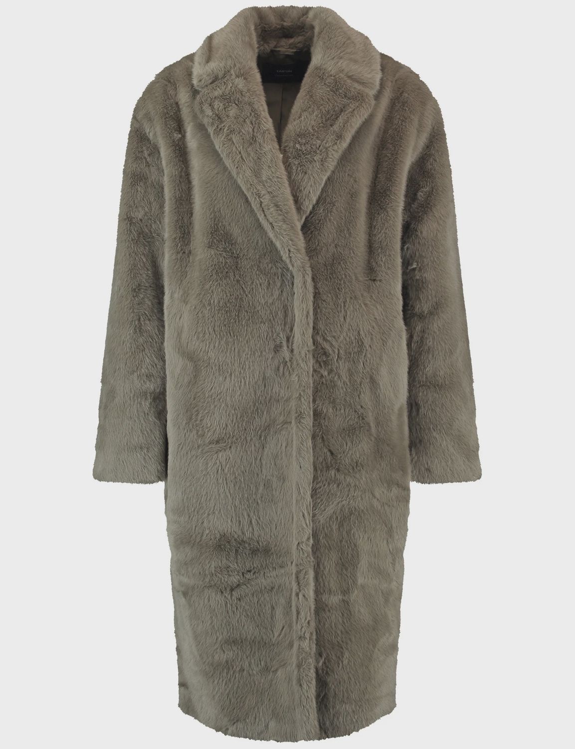 FOREST FLOWER FAUX FUR COAT