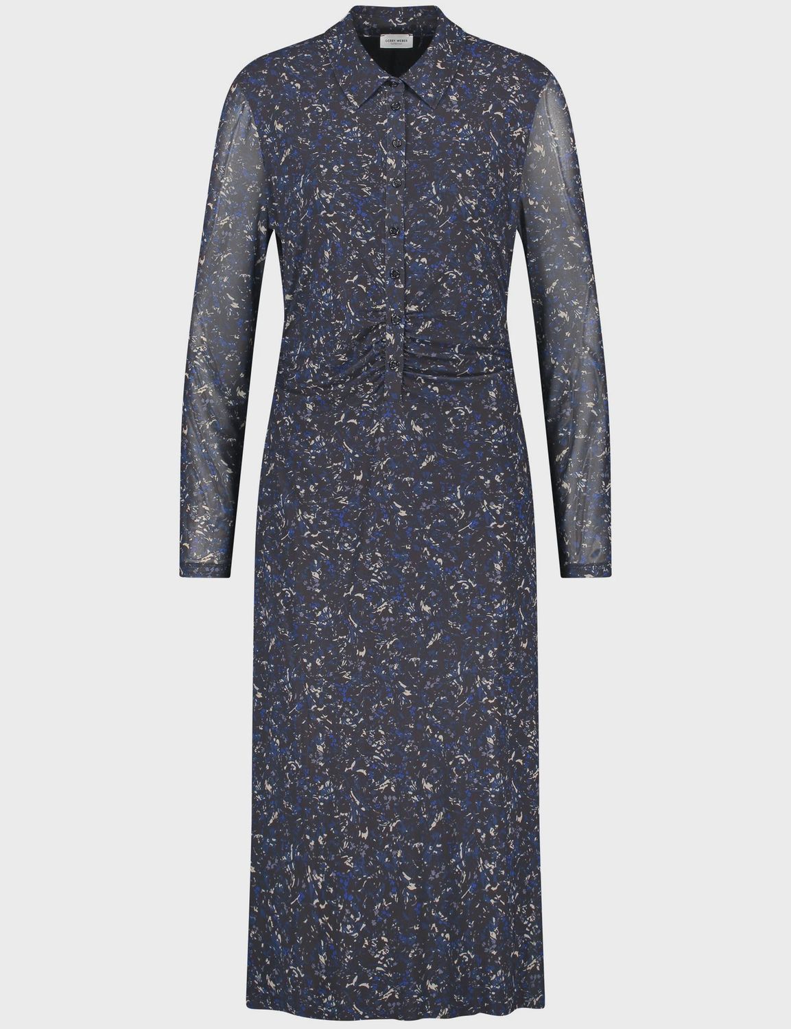 GW MOONSHINE PATTERNED DRESS WITH COLLAR