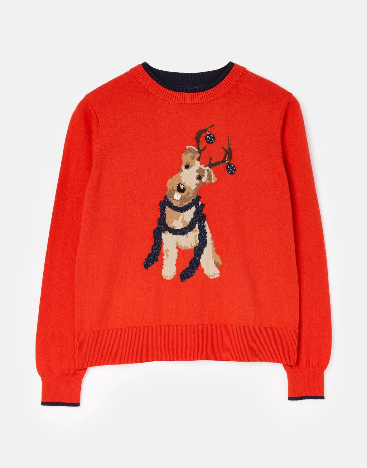 MARIELLA FESTIVE INTARSIA JUMPER