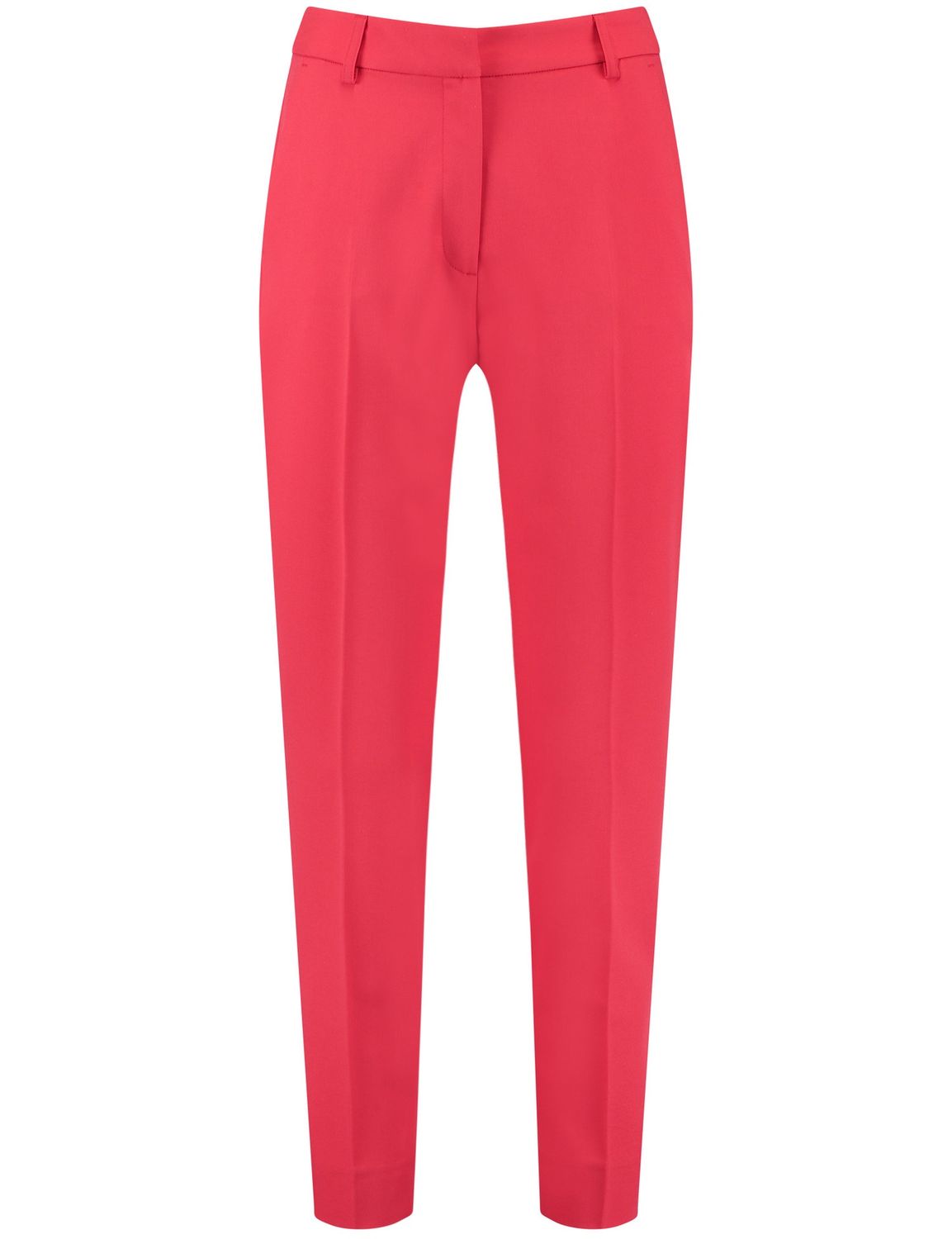 SOFT ROMANCE SLIM CROPPED TROUSERS