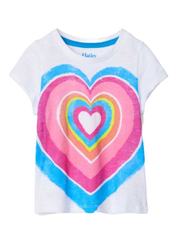 PSYCHODELIC HEART GRAPHIC TEE