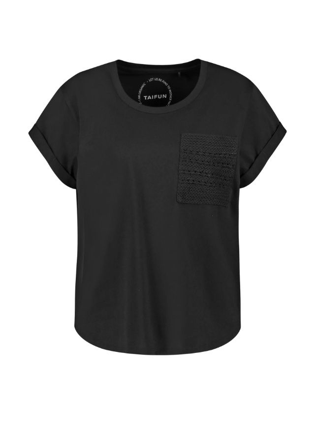 UNDERNEATH A SETTING SUN PATCH POCKET TOP