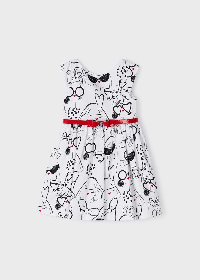 MAYORAL DRESS &amp; BELT GIRLS 3921