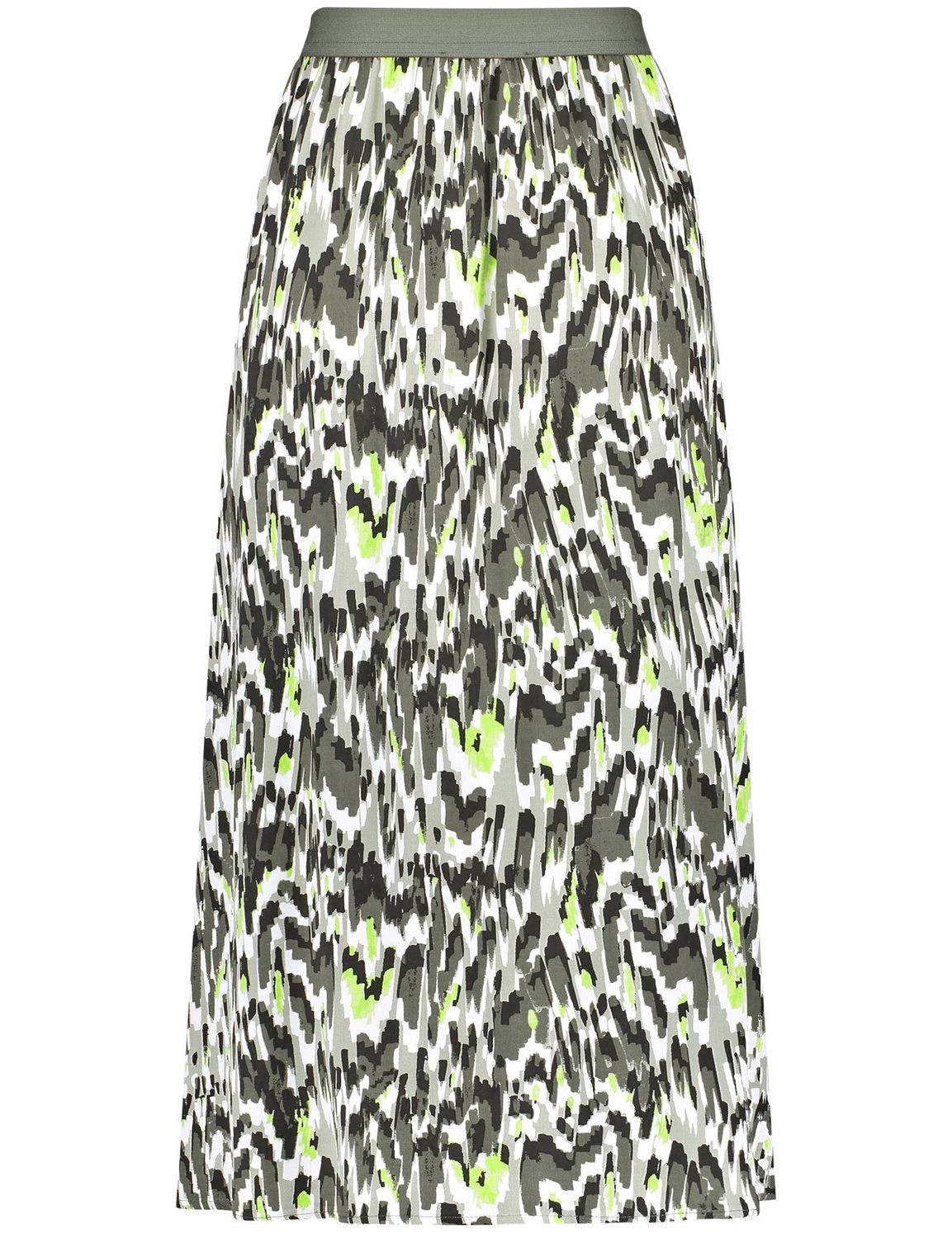 Expressive Nature Long Patterned Skirt