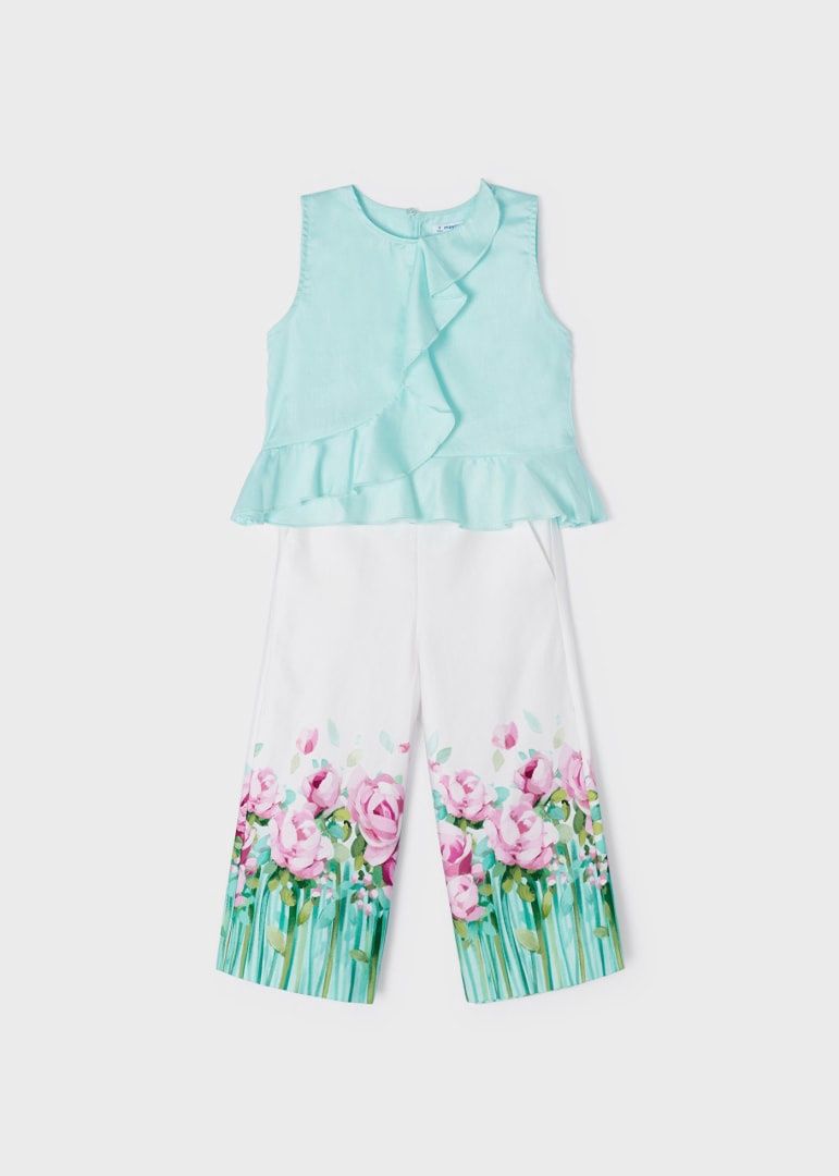 MAYORAL CROPPED TROUSERS SET GIRLS 3510