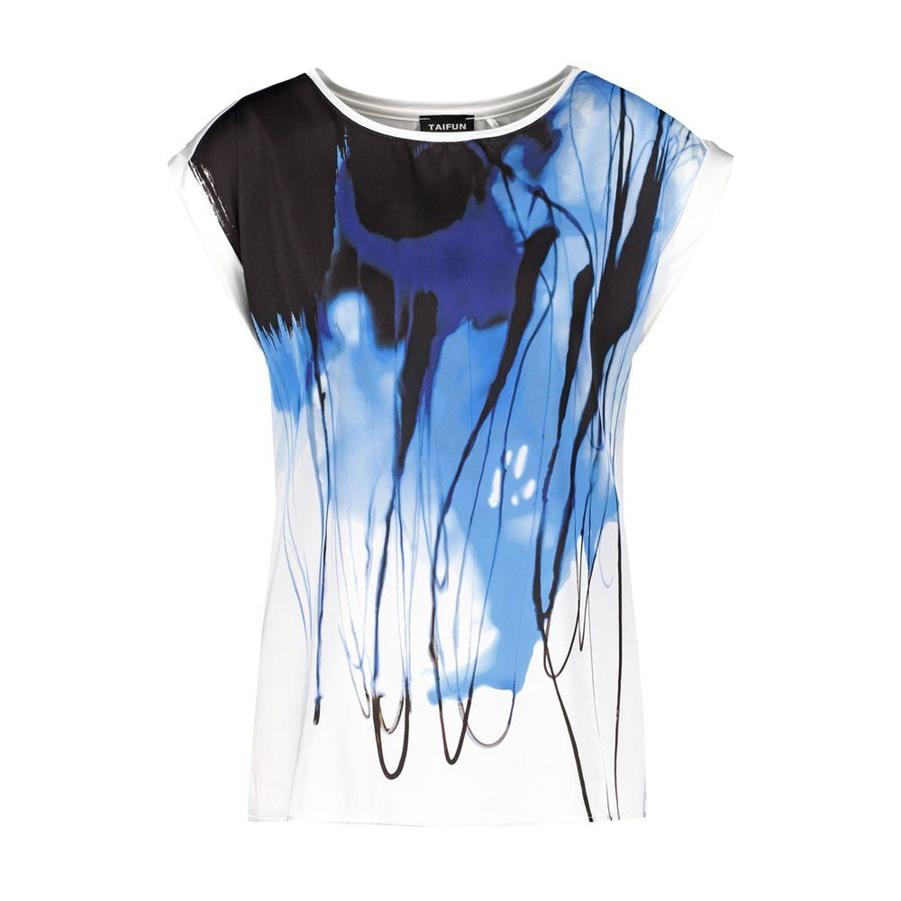 A BREATH OF FRESH AIR PATTERNED TOP