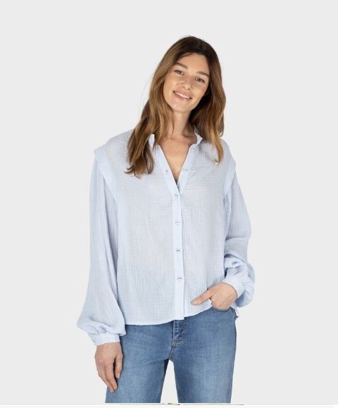 PANELLED DETAILED BLOUSE