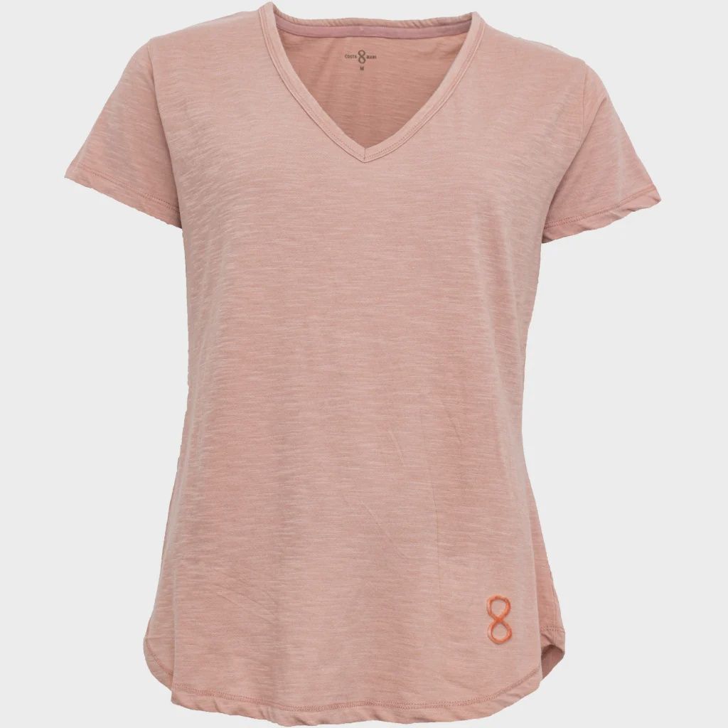 T-SHIRT LOGO V-NECK