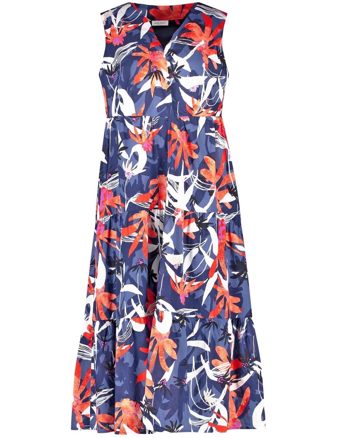 Vibrant Summer Patterned Woven Dress