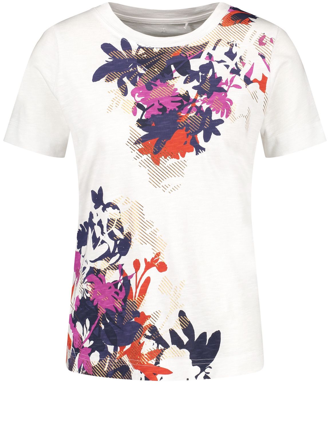 Vibrant Summer Floral Pattern Top
