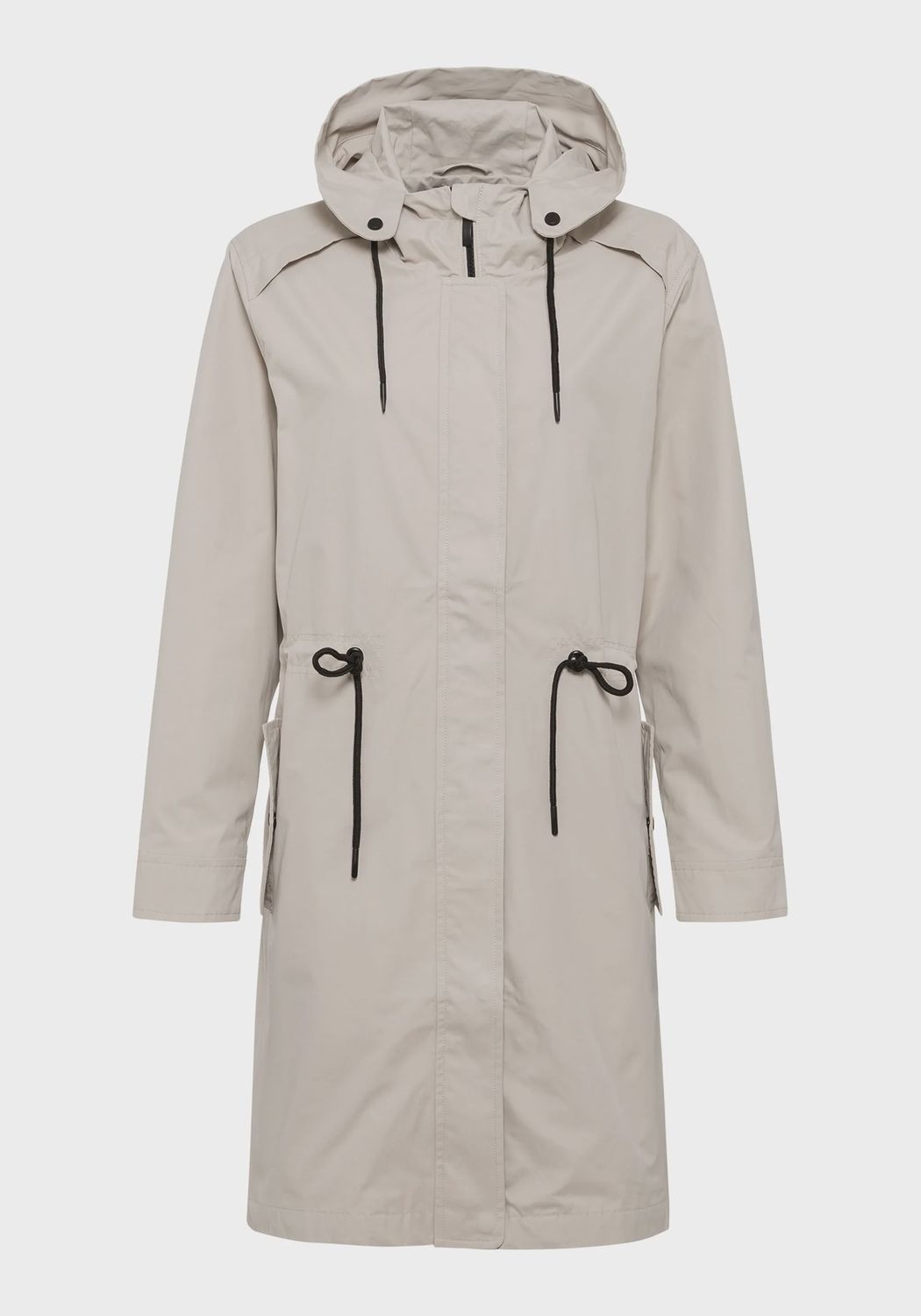 OLSEN SOFT FOCUS DRAWSTRING COAT