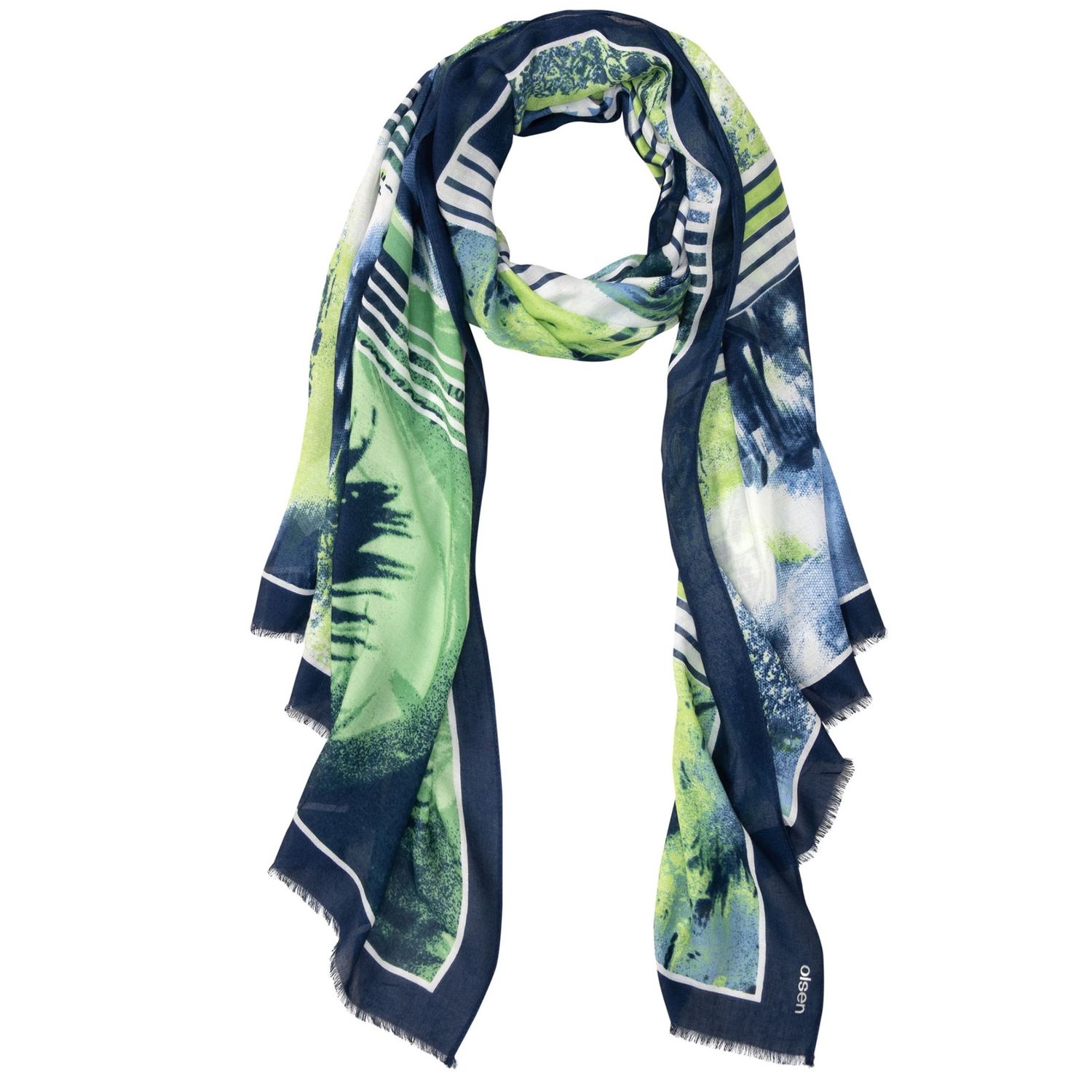 Green Zone Patterned Scarf 18001882