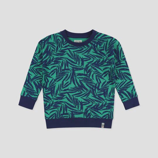 PALM PRINT SWEATSHIRT