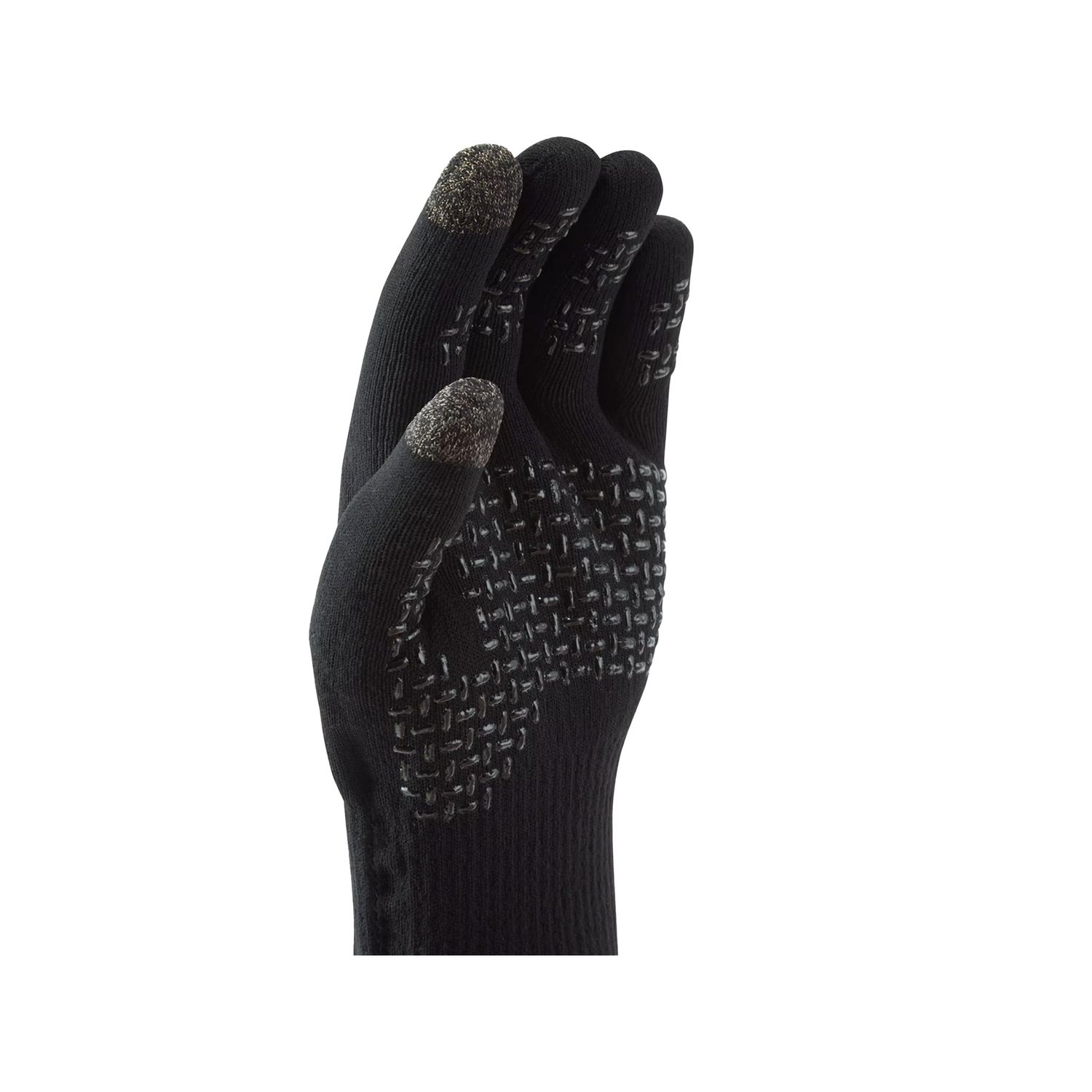 Anmer Waterproof All Weather Ultra Grip Glove, Colour: Black, Size: S
