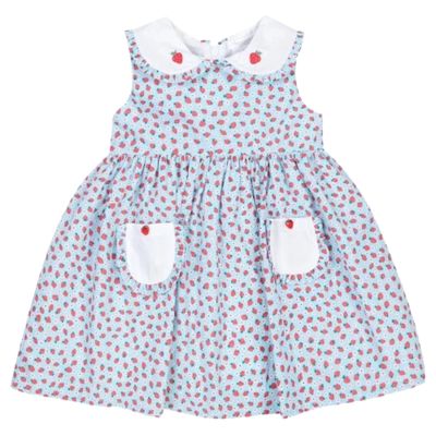 Strawberry Printed Sleeveless Dress
