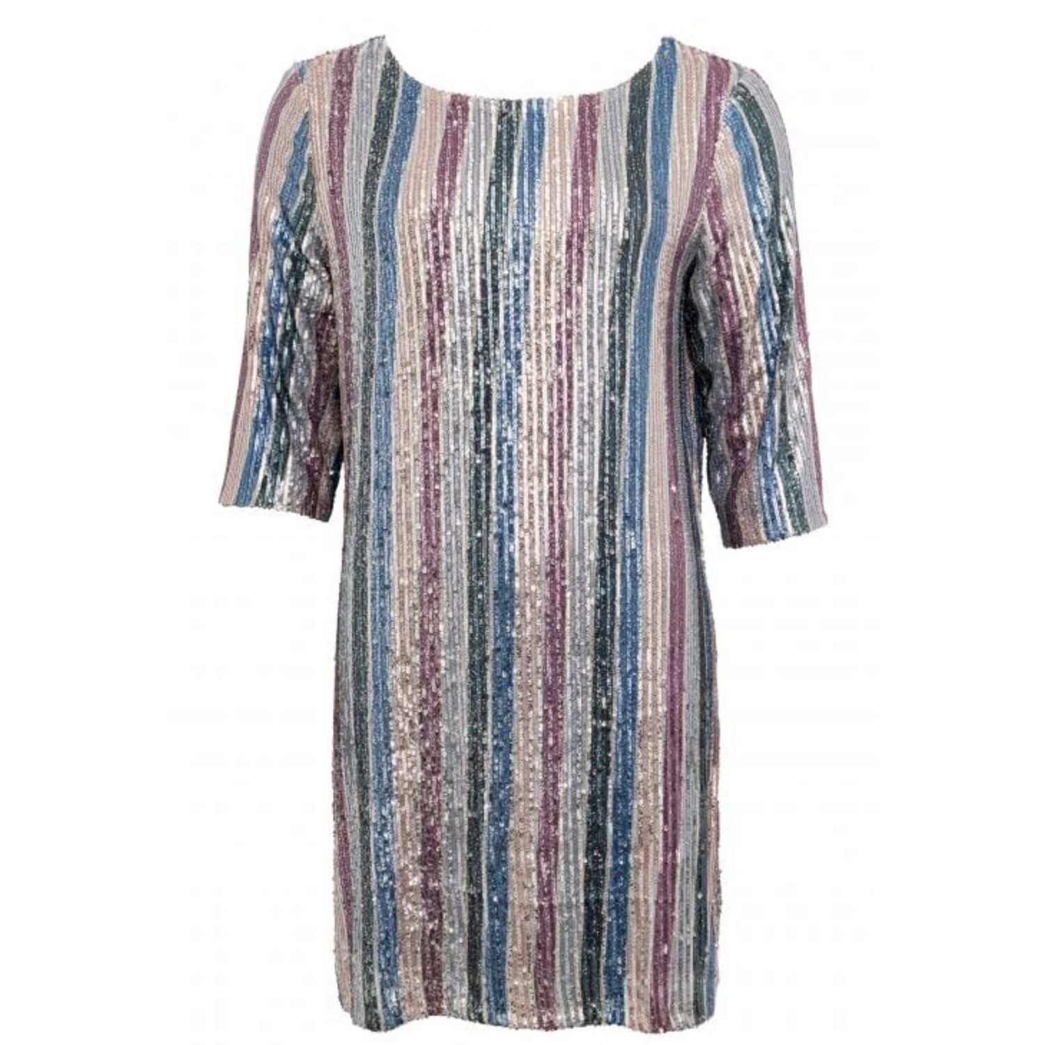 Sequins Stripe Dress