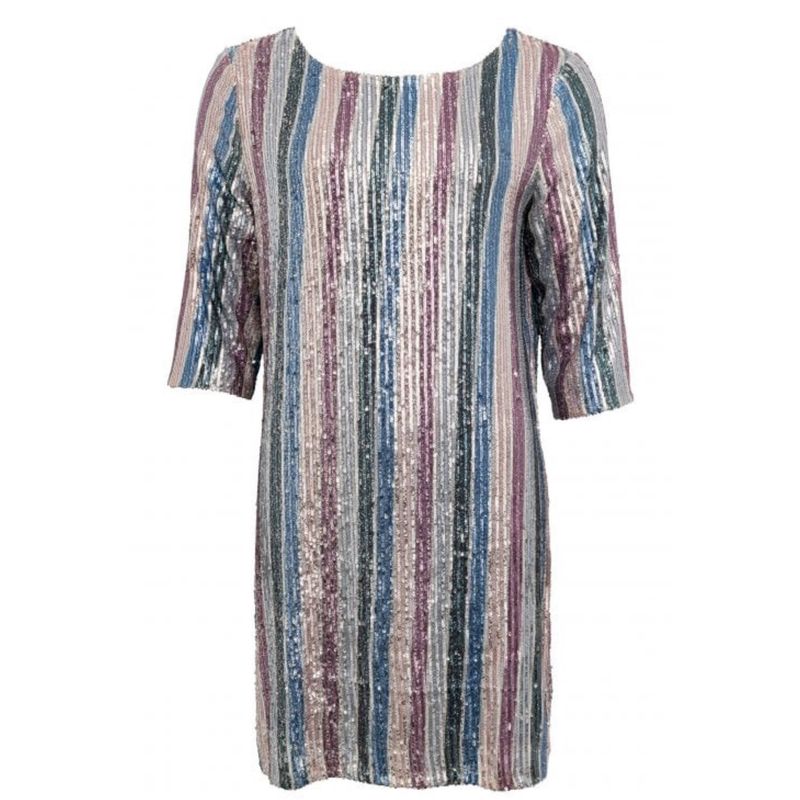 Sequins Stripe Dress