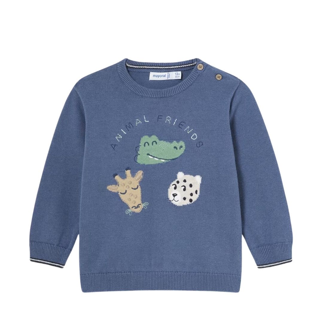 Baby Boys Intarsia Jumper