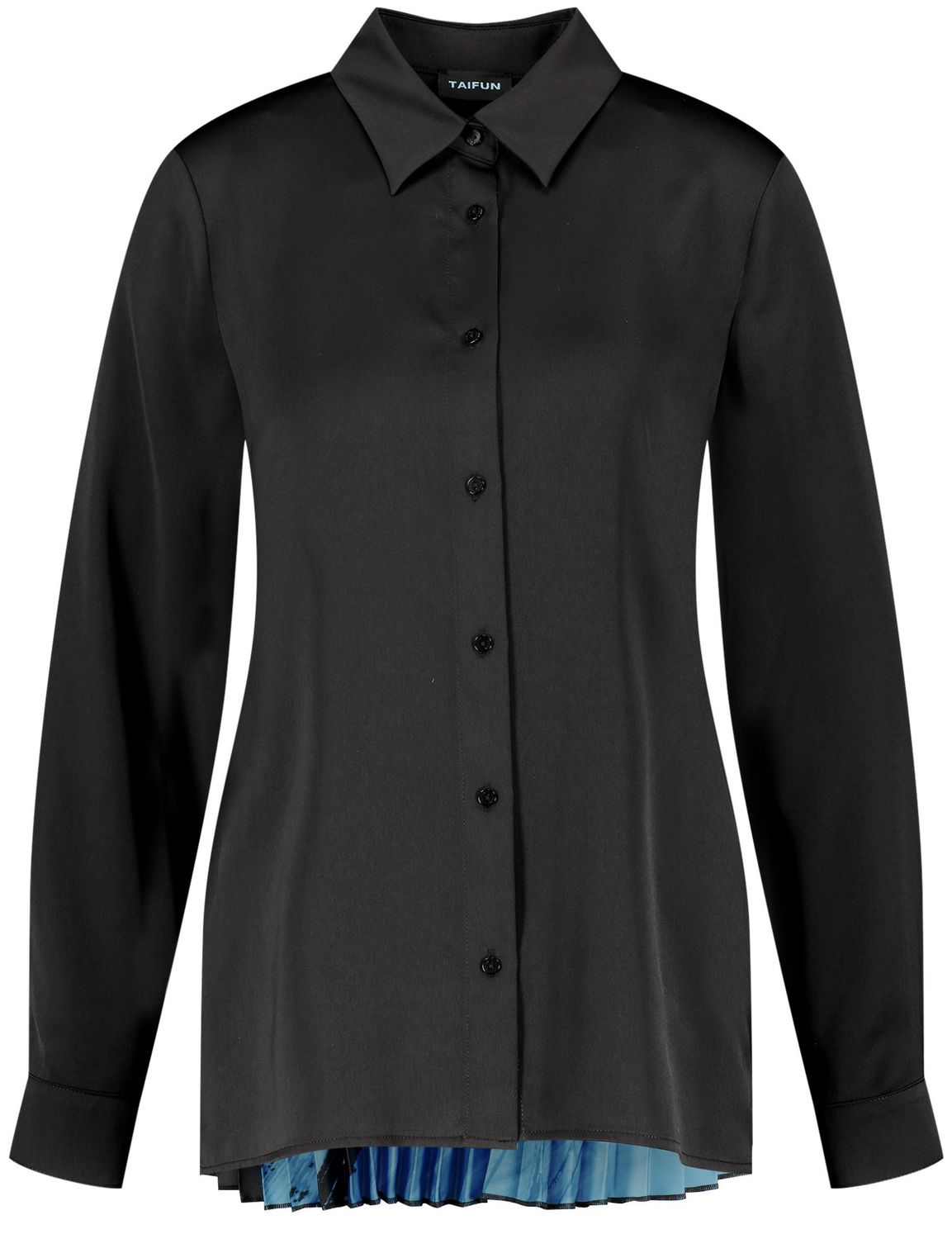 PLEATED BK BLOUSE