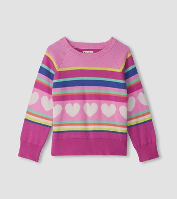 Rainbow Heart Sweater