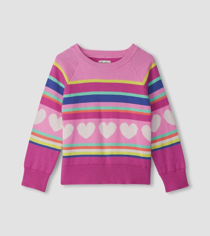 Rainbow Heart Sweater