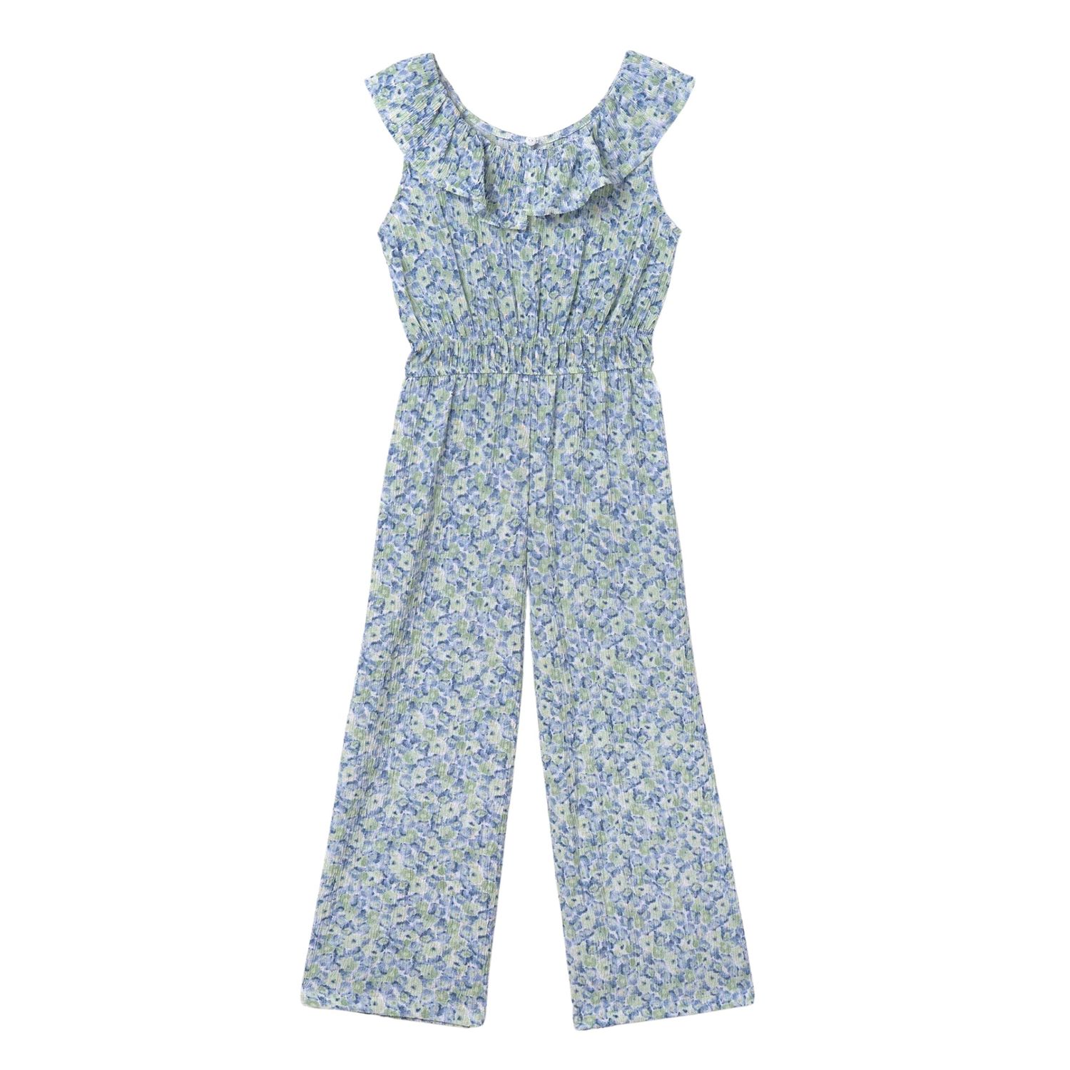 Girls Printed Jumpsuit